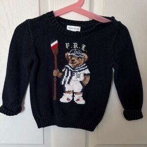 Ralph Lauren Kids Black Bear Sweater for 2T